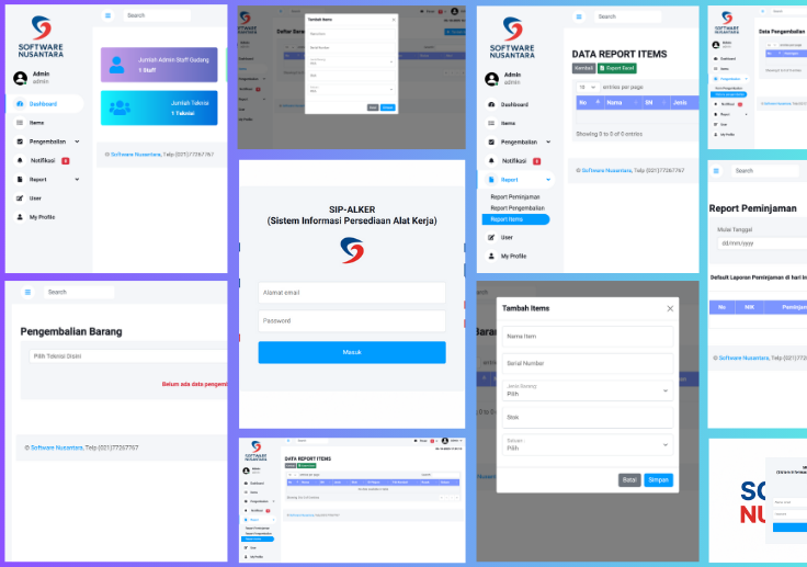 Sistem Informasi Persediaan Alat Kerja